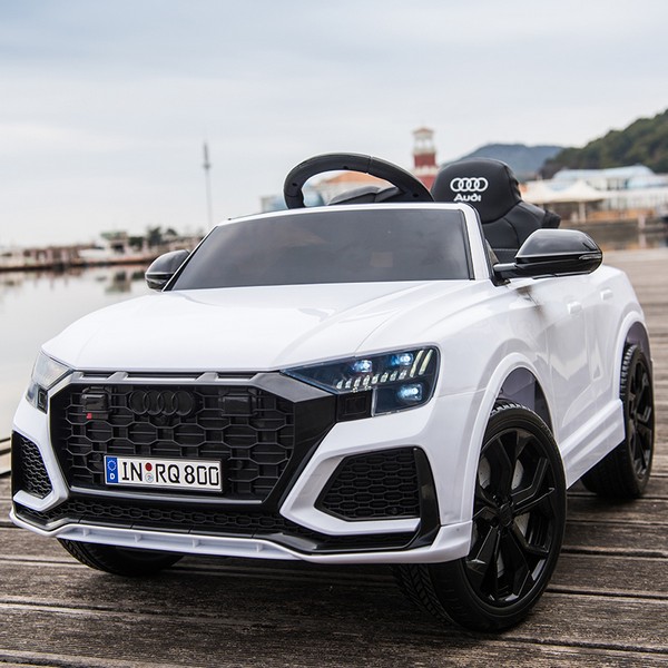 Продукт Акумулаторен джип  Audi RS Q8 12V с меки гуми и кожена седалка - 0 - BG Hlapeta